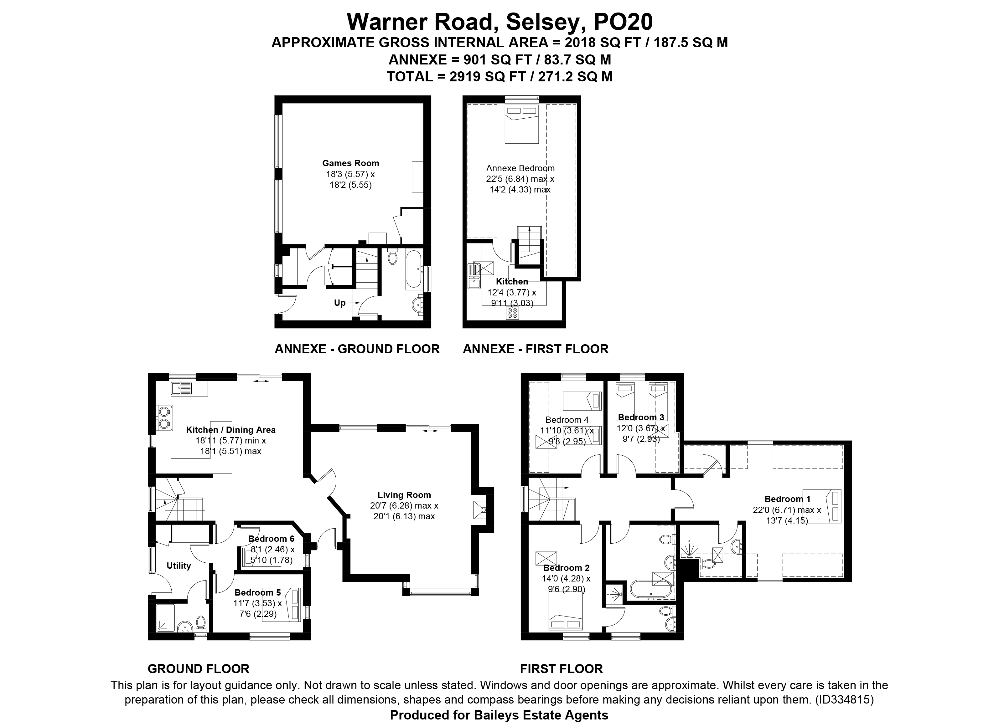 Property for Sale, Selsey Beach House Baileys Estate Agent